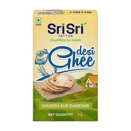 Sri Sri Tattva Desi Ghee, 1L (Ceka Pack)