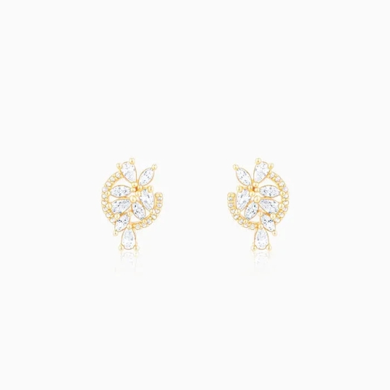 The White Periwinkle Earrings