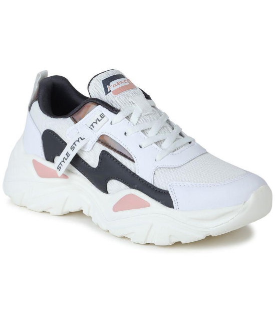 Abros SERENA Off White Mens Sports Running Shoes - None