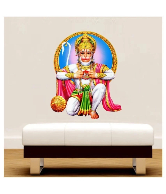 Decor Villa HANUMANJI Religious & Inspirational Sticker ( 45 x 58 cms )