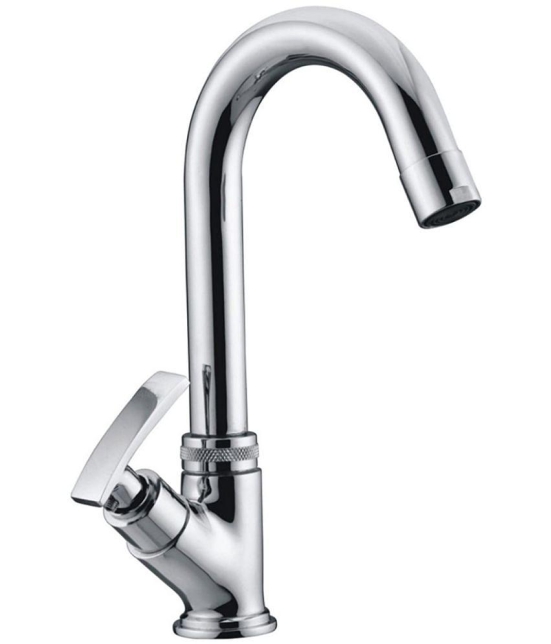 Cossimo Brass Soft SwanNeck Pillar Tap for WashBasin Brass Wash Basin Tap (Pillar Cock)