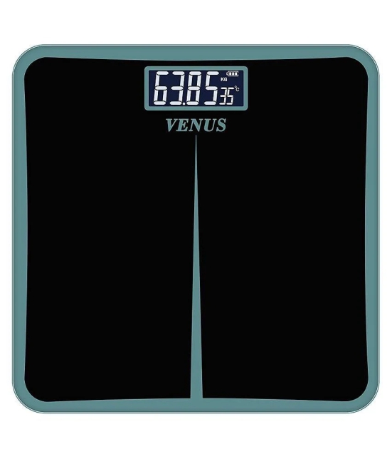 Venus Electronic Digital LCD Body Weighing Scales EPS-8199-New-Black