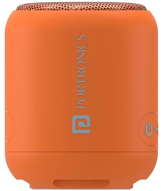 Portronics Sound Drum 1:10W TWS Portable Bluetooth Speaker ,Orange (POR 1400) - Orange