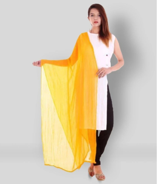 Apratim Yellow Chiffon Dupatta