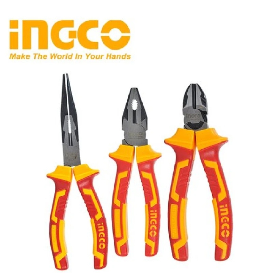 Ingco 3 Pcs Insulated Pliers Set