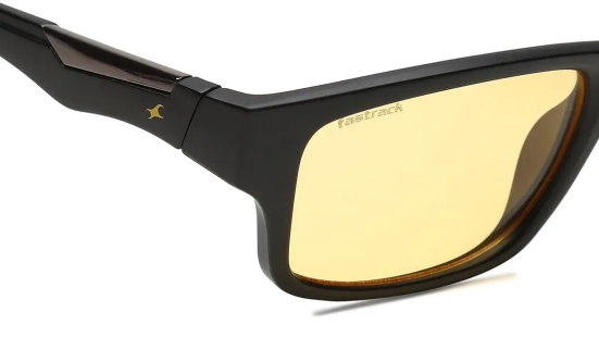 Yellow Square Sunglasses for Men