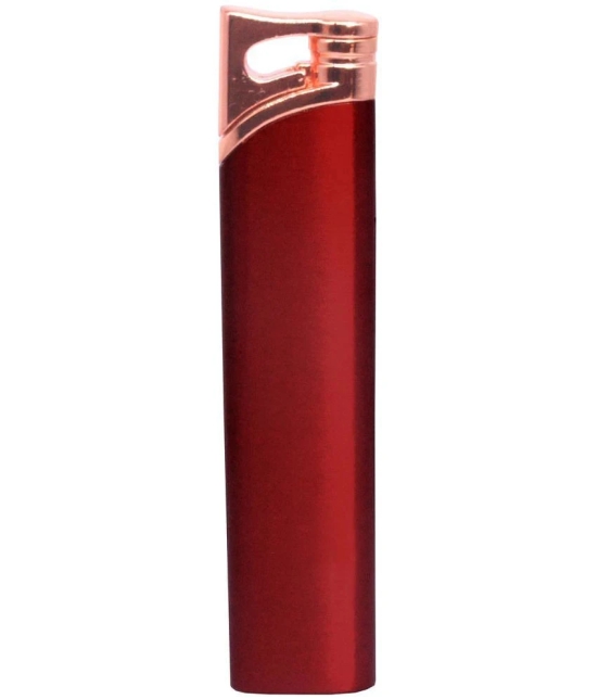 JMALL - Red Aluminium Cigarette Lighter ( Pack of 1 ) - Red