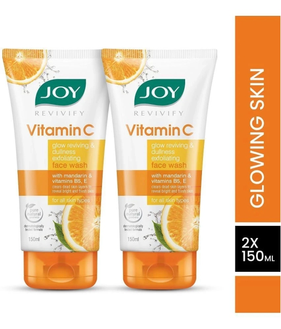 Joy Revivify Skin Brightening Vitamin C Face Wash (150ml X 2)