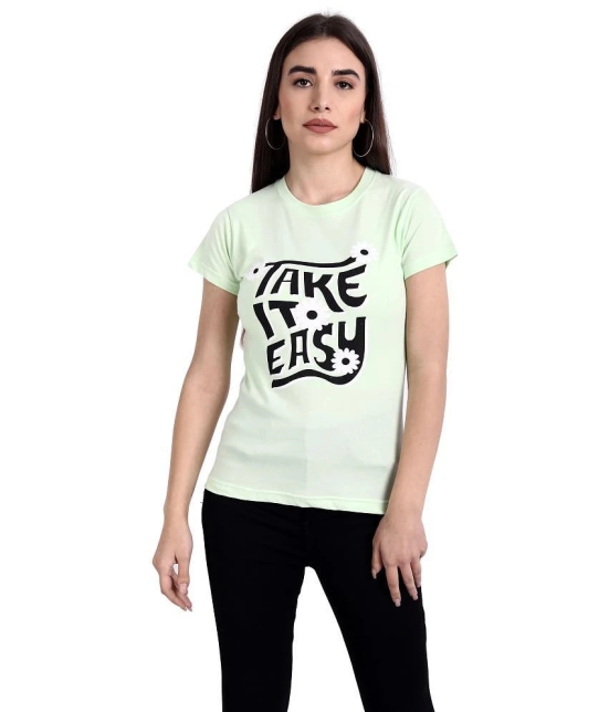 Fabflee Cotton Green T-Shirts - Single - XL