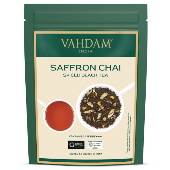 Saffron Premium Masala Chai Tea 100 g-Saffron Premium Masala Chai Tea, 100 g