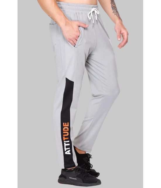 LEEBONEE Light Grey Polyester Mens Trackpants ( Pack of 1 ) - None