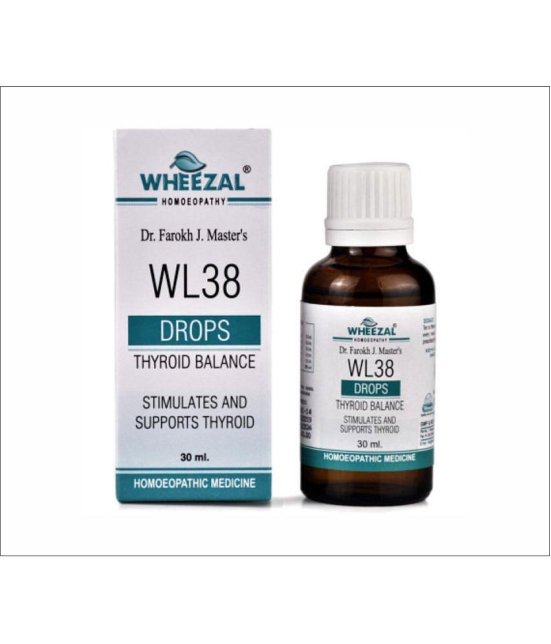 Wheezal WL-38 Thyroid Balance Drops (30ml) (PACK OF TWO) Drops 30 ml