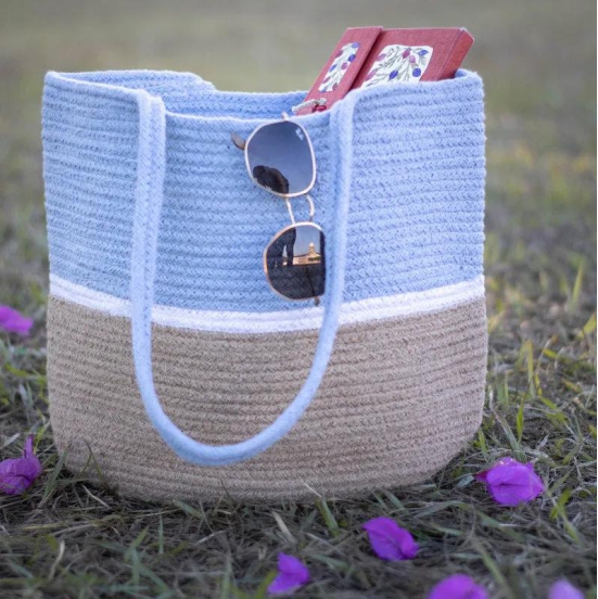 Jute Bag Blue