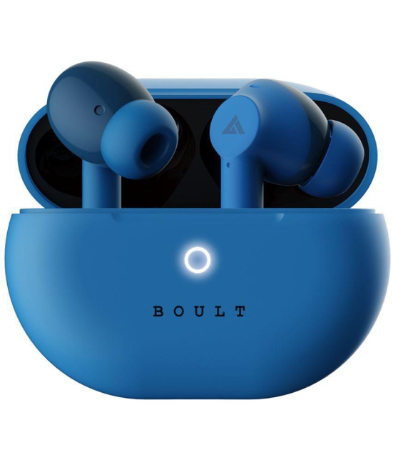 Boult Audio AirBass W40 Bluetooth True Wireless (TWS) In Ear 45 Hours Playback Powerfull bass IPX5(Splash & Sweat Proof) Blue