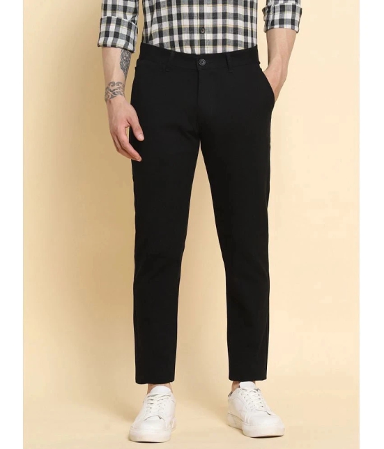 Dennis Lingo Black Slim Chinos ( Pack of 1 ) - None