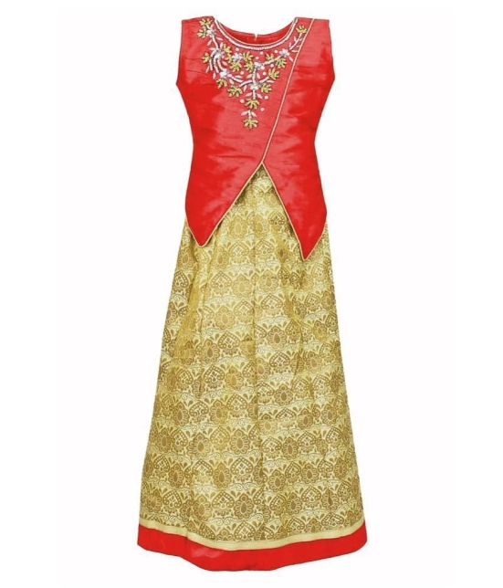 Arshia Fashions Girls Embroidered Lehenga Choli - None