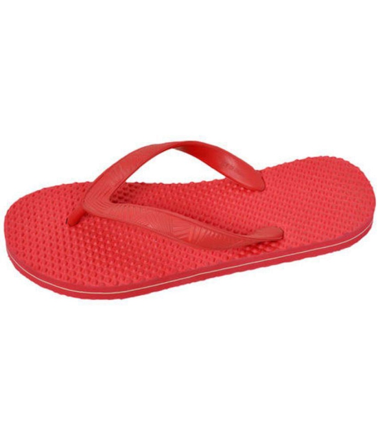 METAMORPH Red Flip Flops - None