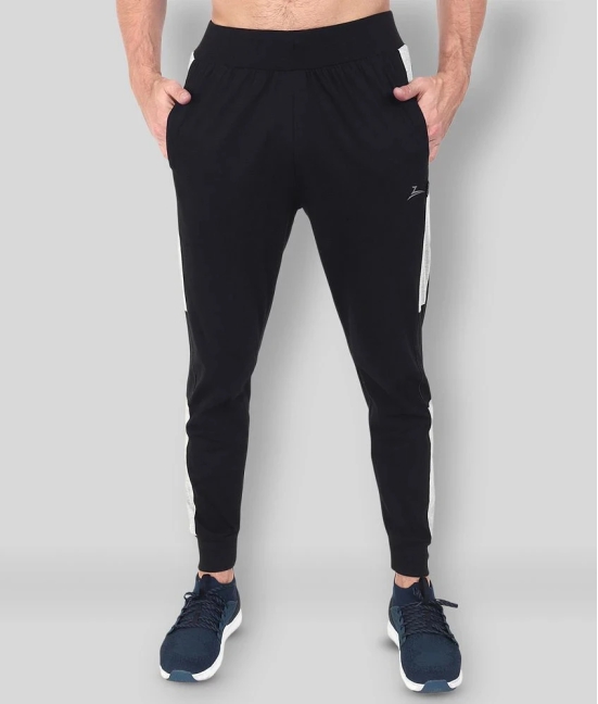 Zeffit - Black Cotton Blend Mens Joggers ( Pack of 1 ) - 2XL