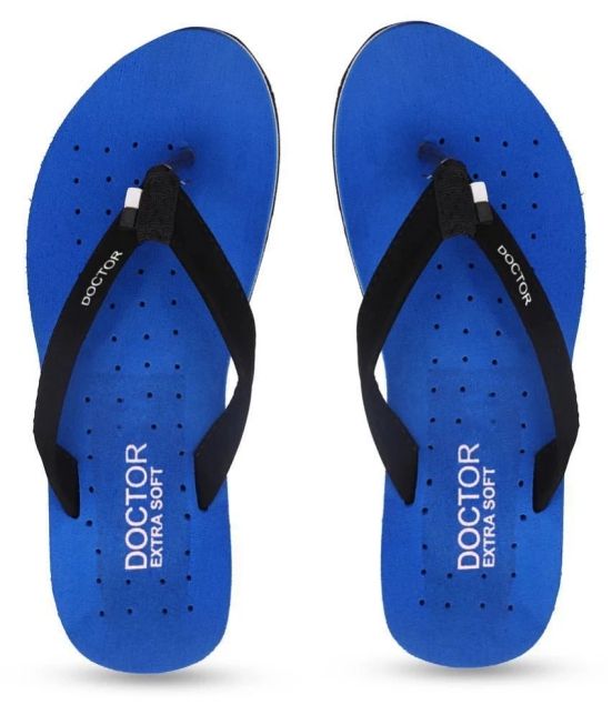 DOCTOR EXTRA SOFT - Royal Blue  Womens Slipper - None