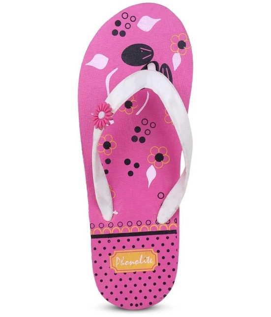 Phonolite Pink Womens Flip Flop - None