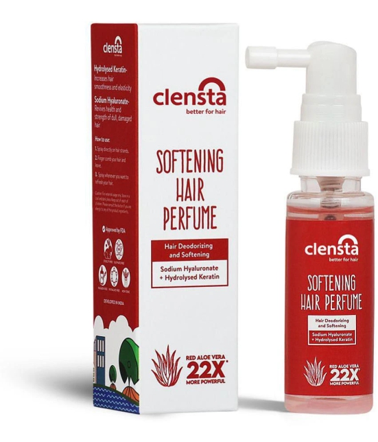 Clensta Softening Hair Perfume, Hydrolysed Keratin and Red Aloe Vera, Hair Mist Spray, Softens Dry, Frizzy Hair