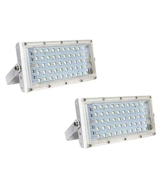 ILLA 50 Watts IP 65 Flood Light Cool Day Light - Pack of 2