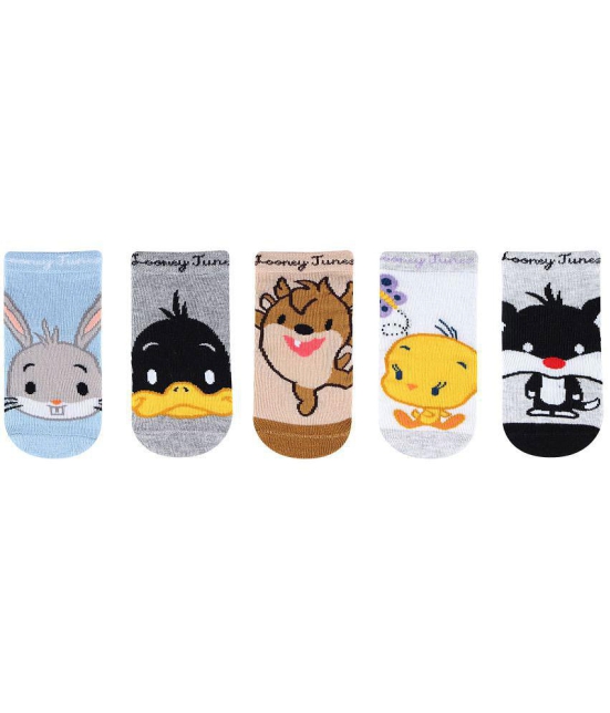 Bonjour Multicolored Looney Chibi Socks For Kids(1-2Y) - 12-24M