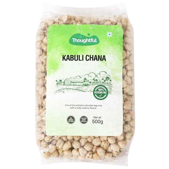 Thoughtful Pesticide-Free Kabuli Chana, 500 Gm