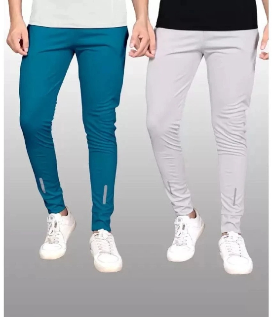 Gazal Fashions - Multicolor Polyester Mens Joggers ( Pack of 2 ) - None