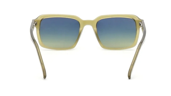 Blue Geometric Sunglasses for Men