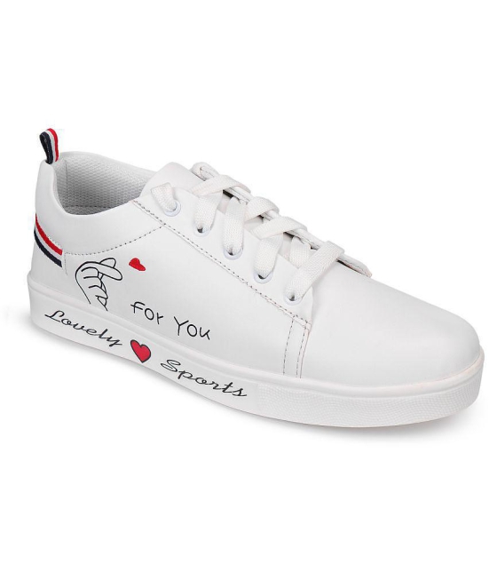 Shoetopia - White  Women''s Sneakers - None