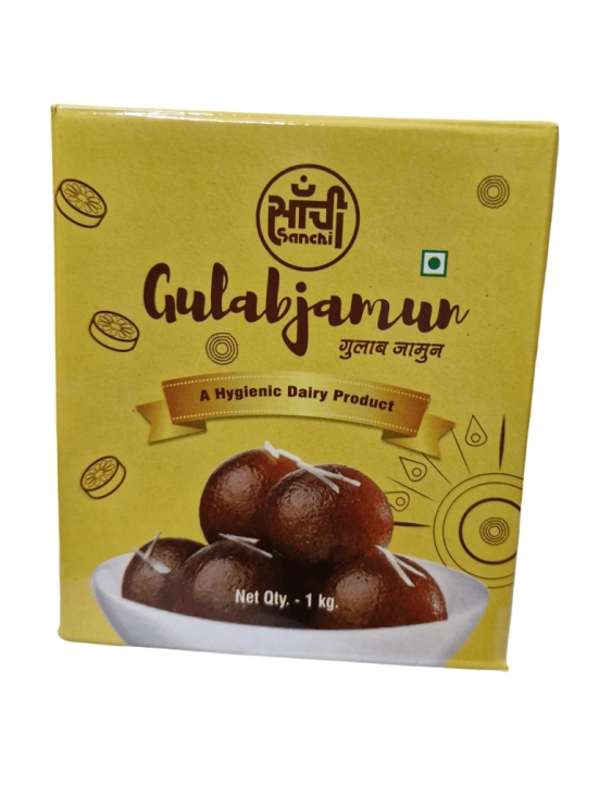 1 Kg pack of sanchi gulabjamun