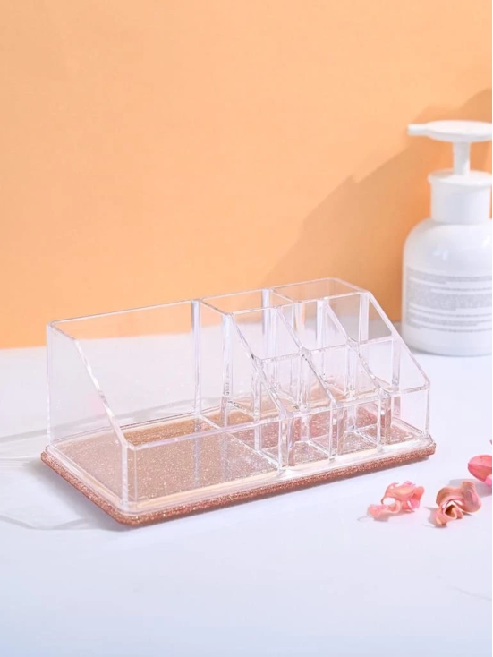 6-Compartment Clear Acrylic Makeup Organizer