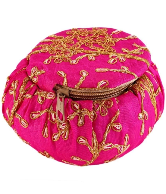 Apratim Pink Fabric Potli - Pink