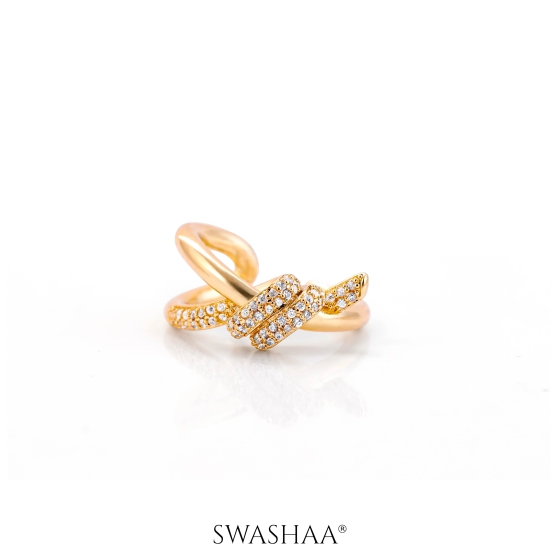 Mae 14K Gold Plated Ring-Gold