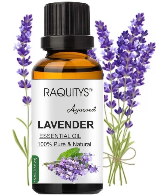 RAQUITYS Lavender Essential Oil 15 mL ( Pack of 1 )