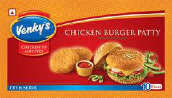 Venkys Chicken  Burger Patty 500 G 265.00