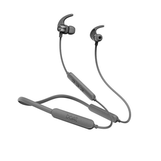 boAt Rockerz 255 Pro+ | Bluetooth Earphone with 10mm drivers, Up to 40 Hours Nonstop Playback, Type-C charging, ASAP™ Charge Cosmic Grey