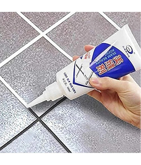 Waterproof Tile Gap Crack Grout Filler Silicone Sealant(180ml) for Home, Bathroom and Kitchen Pack of 1