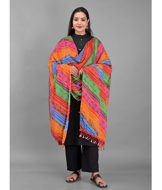 Apratim - Multicoloured Silk Womens Dupatta - ( Pack of 1 ) - Multicoloured