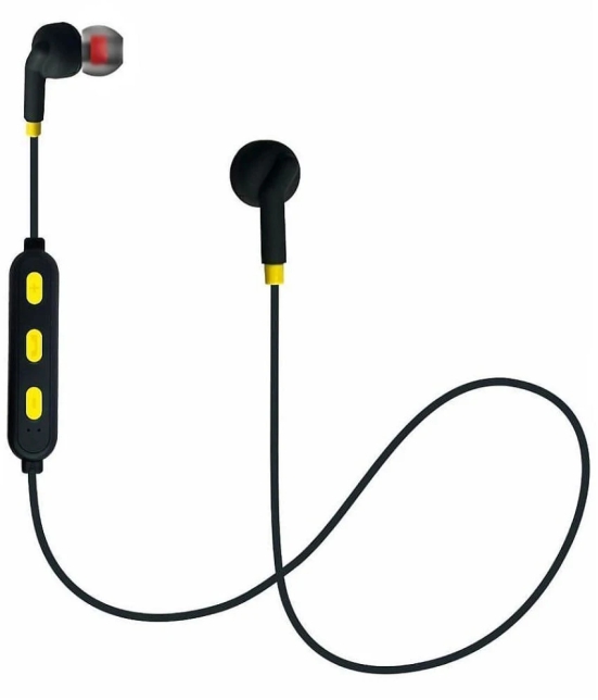 Neo N15 RBH Bluetooth Bluetooth Neckband On Ear 2 Hours Playback Magnetic earpeice IPX4(Splash & Sweat Proof) Yellow