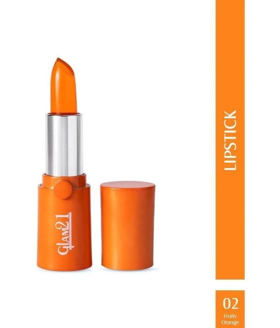 Glam21 High Definition Lipstick With LightWeight & Moisturizing Gel Formula 3.6gm Flame Red-02