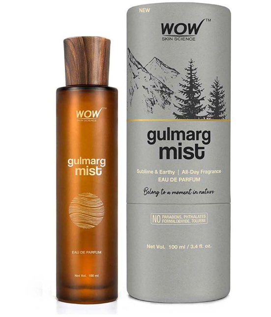 WOW Skin Science Eau De Parfum Gulmarg Mist - Sublime And Earthy All Day Fragrance - Long Lasting & Unisex Perfume