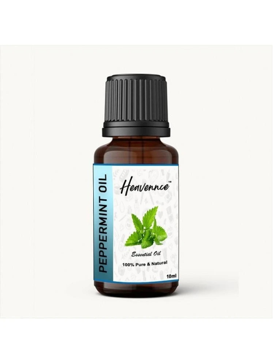 Heavennce Peppermint Aromatherapy Essential Oil Aromatic With Dropper 10 mL ( Pack of 1 )