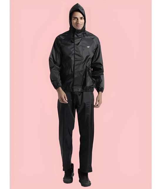 PPTHEFASHIONHUB Black Polyester Mens Rain Suit ( Pack of 1 ) - XL