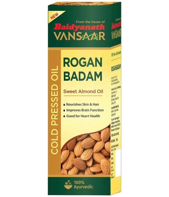 Vansaar Rogan Badam Oil 50ml| 100% Pure Badam Tel for Glowing Skin & Hair Growth