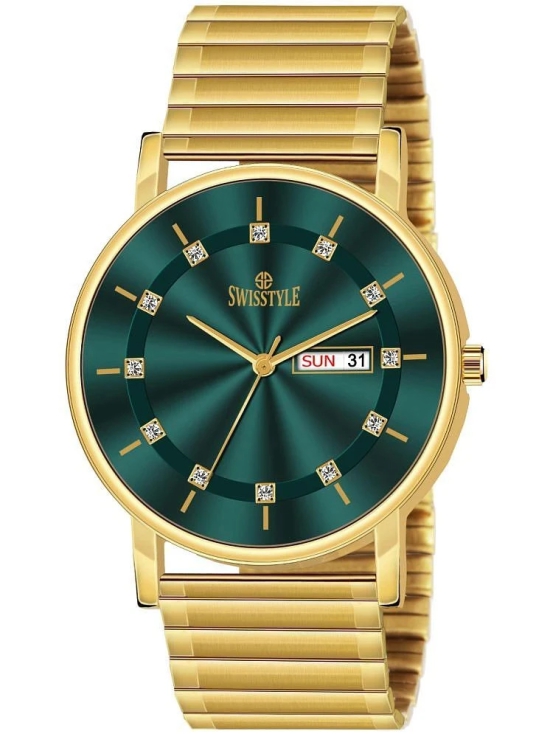 Swisstyle Gold Metal Analog Mens Watch