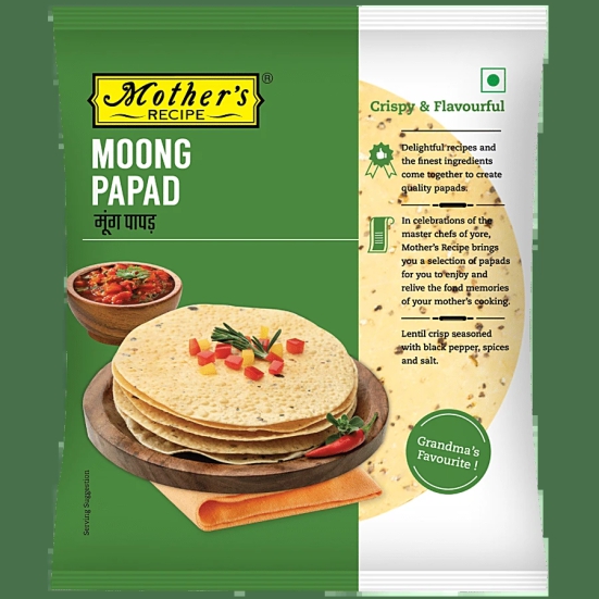 Mother Receipe MotherS Receipe Moong Papad, 200 Gm