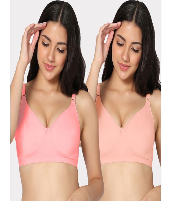 IN CARE LINGERIE - Multicolor Cotton Non Padded Women's Everyday Bra ( Pack of 2 ) - None