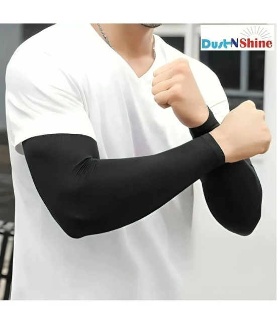 dust n shine Multicolor Solid Riding Sleeves ( Single Set ) - M